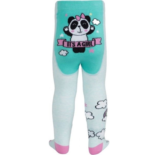 Колготки детские Conte-Kids Веселі ніжки 482 14С-79СП р.80-86 бледно-бирюзовый 