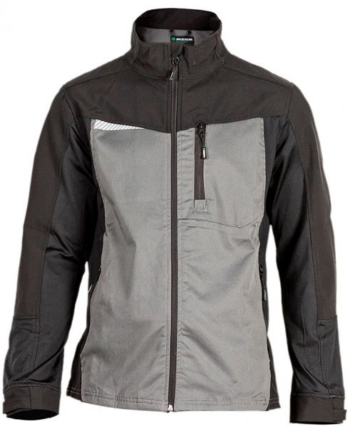 Куртка робоча Sizam Liverpool еластична р. L зріст універсальний 30110 чорний із сірим