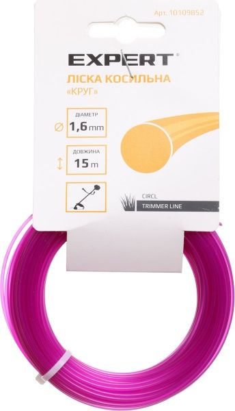 Волосінь косильна Expert Garden Круг 1,6 мм