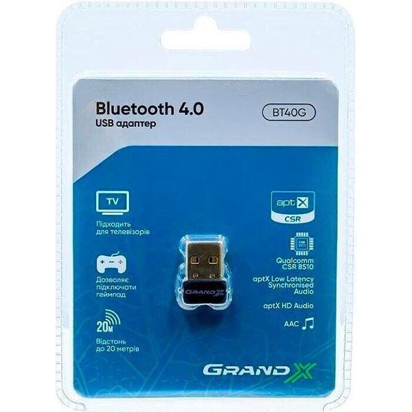 Адаптер Grand-X Bluetooth 4.0