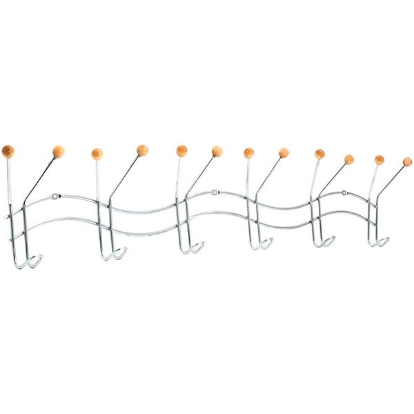 Вешалка  Arino гардеробная W4019 6 крючков хром