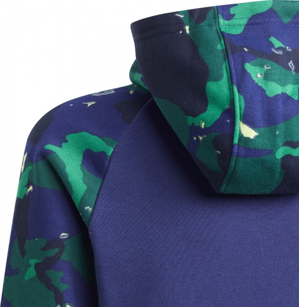 Джемпер Adidas HOODIE H20312 р. 164 синій