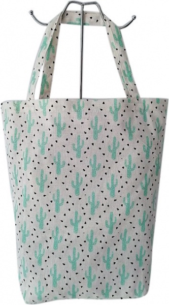 Сумка-шопер Luna Cactus 43x42x18 см бежевий 