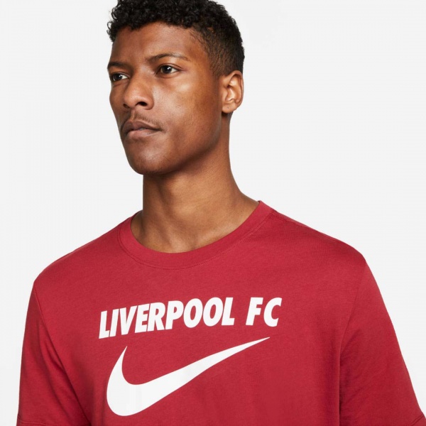 Футболка Nike LFC SWOOSH TEE DJ1361-608 р.S червоний