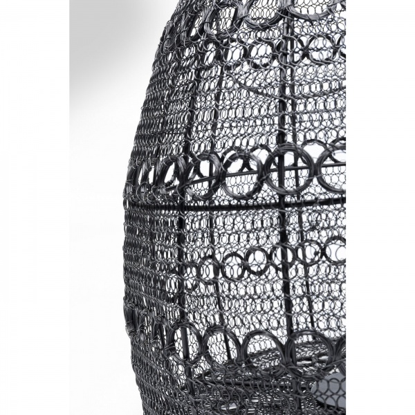 Подсвечник-фонарь Hayat 37 см конус черный KARE Design