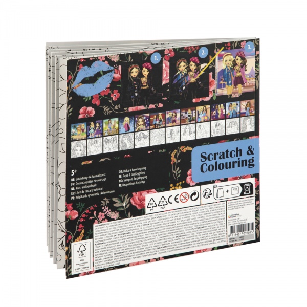 Скретч-раскраска «12 листов 961008»