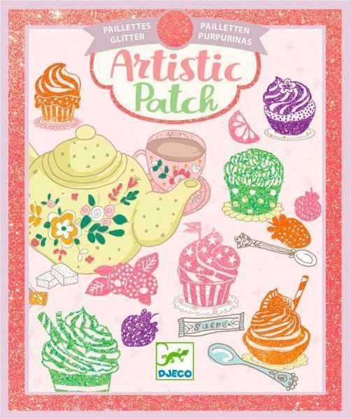 Набор для творчества Djeco Художественные патчи с блестками Сладости DJ09470