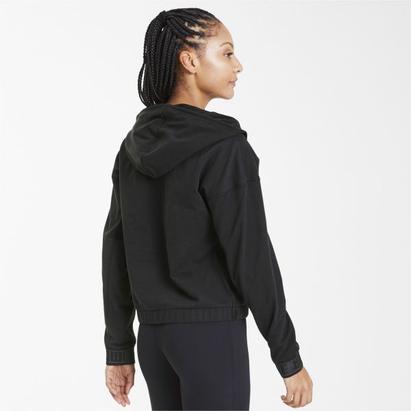 Джемпер Puma Logo PUMA FZ Hoodie 51894101 р. L чорний