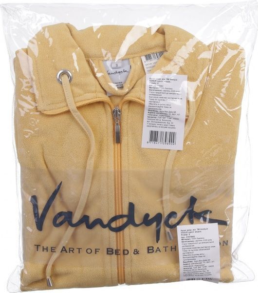 Халат махровий Vandyck жіночий Vogue р. M медовий 