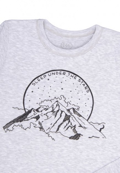 Піжама дитяча для хлопчиків Фламінго р.164 сірий 