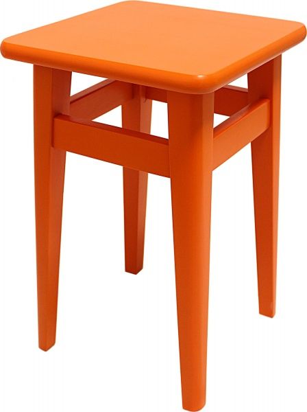 Табурет 450х300х300 мм красный 