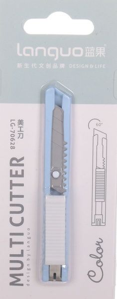 Нож канцелярский Classic голубой 