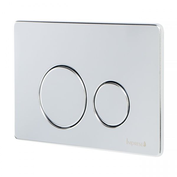 Панель смыва Imprese i7111SC из нержавеющей стали, хром глянцевый