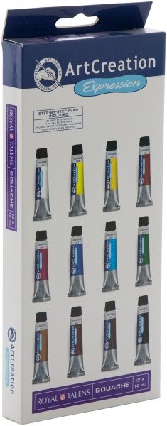 Набір гуашевих фарб 12 кольорів 12 мл 9021612M ArtCreation Royal Talens
