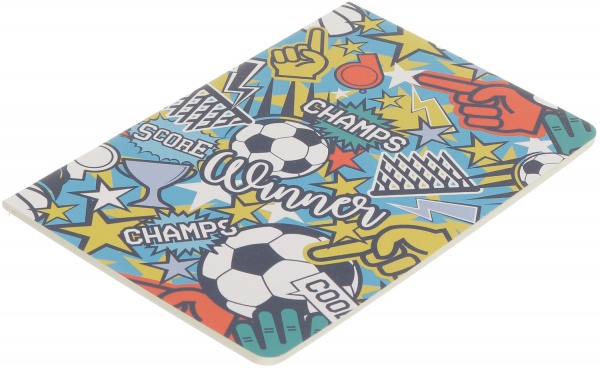 Блокнот Футбол 2 13,5х20,5 см Mikirei