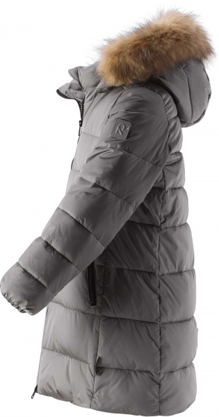 Куртка детская для девочки Reima Lunta р.164 серый 531416 