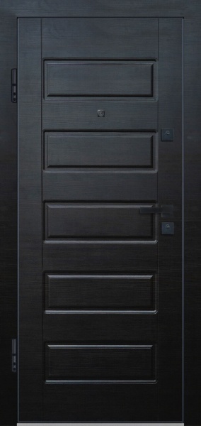 Дверь входная FORZA GROUP ЛЕРМА венге горизонт темный 2050x960 мм левая