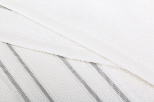 Рушник Villa 30x50 см білий із сірим Sous Dias 