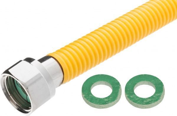 Шланг Ayvaz для газа ВВ НЖ в изоляции 1/2 100 см.