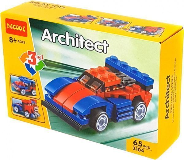 Конструктор Decool Машинка 3 в 1 3104