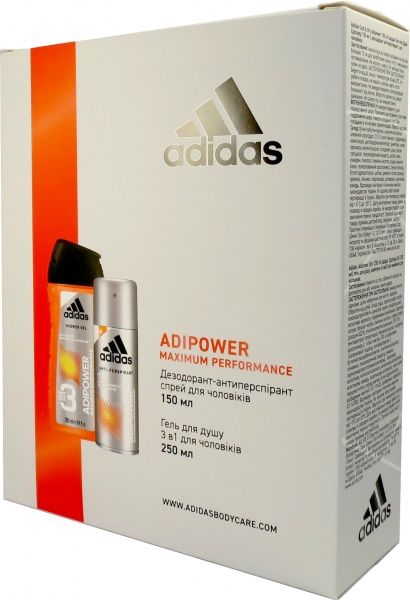 Подарочный набор Adidas для мужчин 2020 Adipower