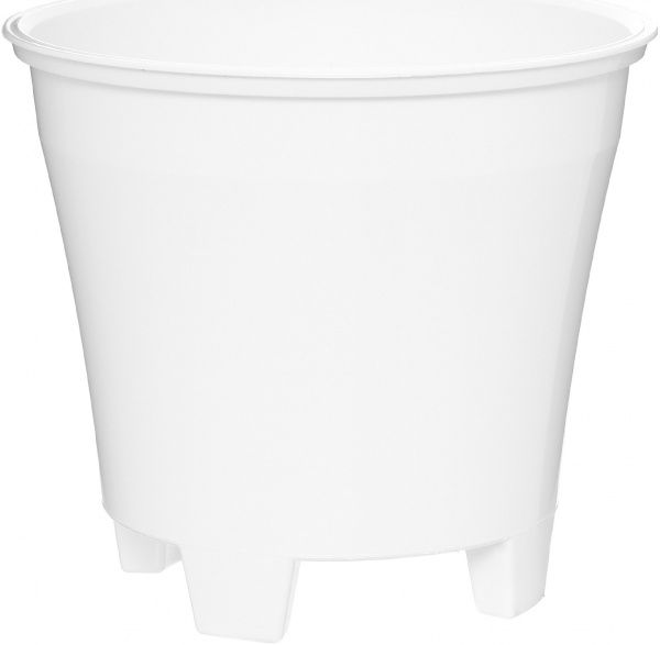 Горщик пластиковий Santino Арте круглий 3,5л ліловий/білий 