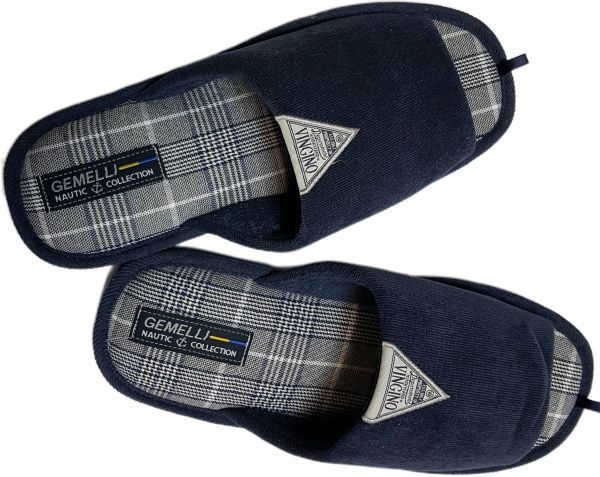 Капці домашні Gemelli Нельс 1 р. 45 синій 