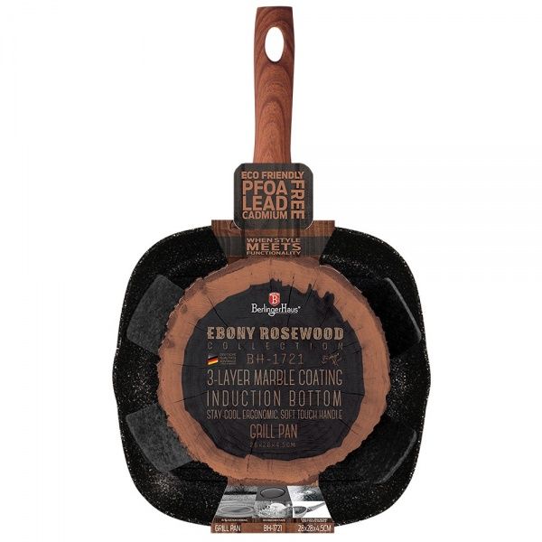 Сковорода-гриль Ebony ROSEWOOD Collection 28 см BH 1721 Berlinger