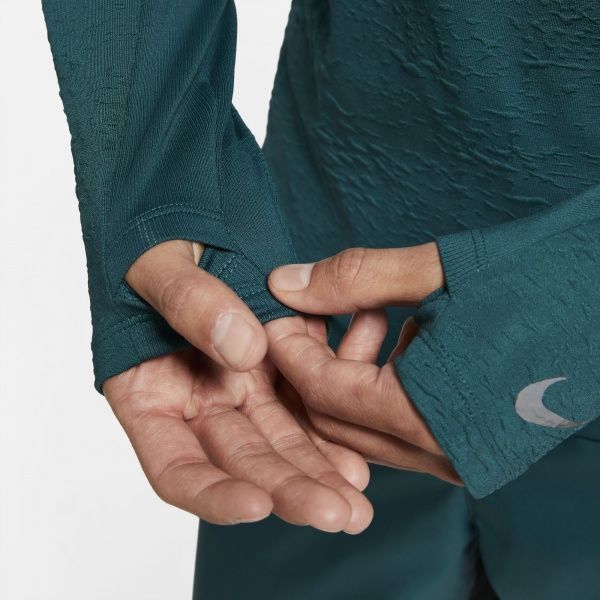 Джемпер Nike NK RN DVN DF ELEMENT TOP HZ DA0430-393 р. M зелений