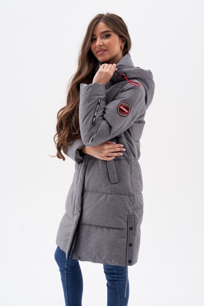 Куртка жіноча Avecs AV-70461/2 р.50 сірий