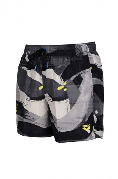 Шорти Arena BEACH BOXER ALLOVER 005253-520 р. S сірий