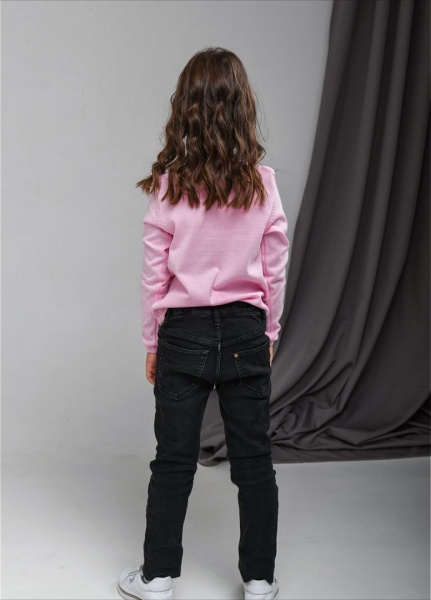 Кофтинка дитяча для дівчинки ART KNIT на гудзиках Дженіс рожева р.128 pink 025414 