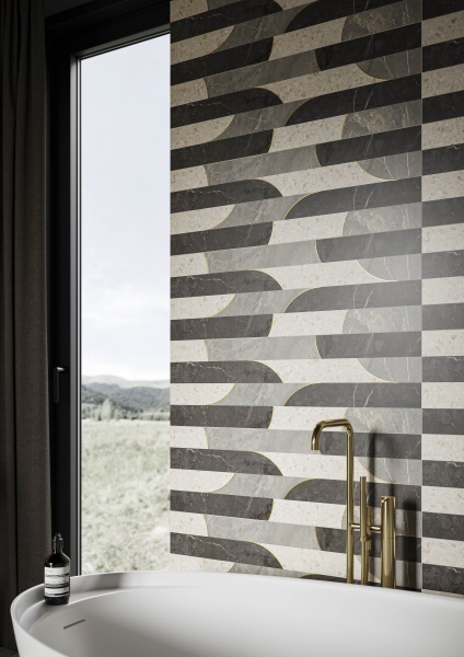 Плитка Ceramika Paradyz Magical Time Grey Decor Ret Mat. 29,8х89,8 