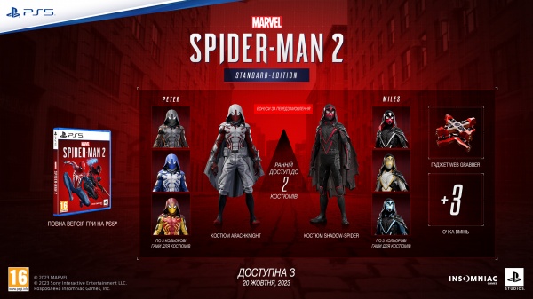 Игра Sony Marvel Spider-Man 2 PS5 BD диск