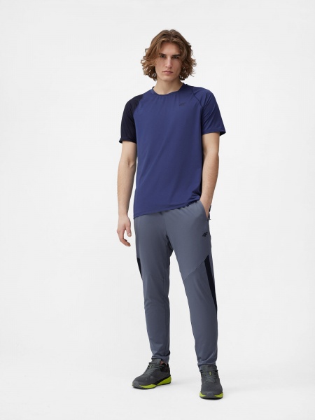 Футболка 4F TSHIRT FNK M452 4FAW23TFTSM452-32S р.S синій