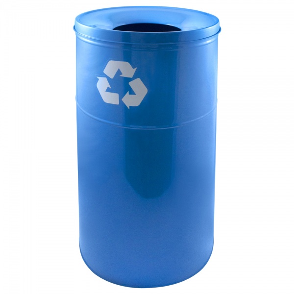 Контейнер для сміття EforMetal 45 л синій 64181