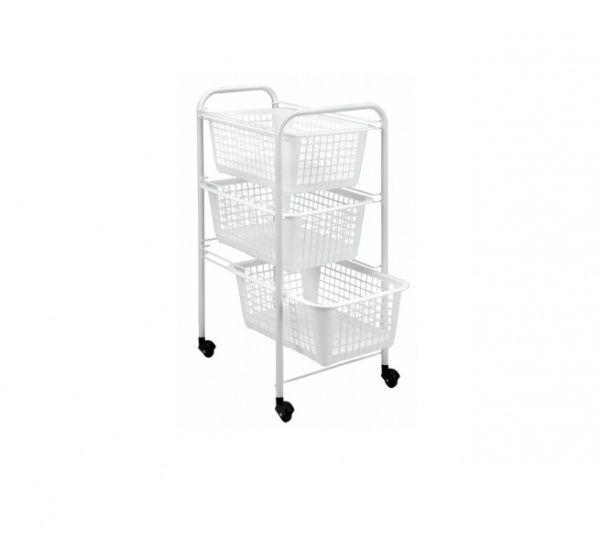 Этажерка Metaltex San Diego 341803 680x380x300 мм белый 