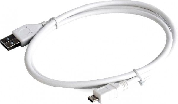 Кабель CABELEXPERT USB – microUSB 1 м белый (CCP-mUSB2-AMBM-W-1M) 