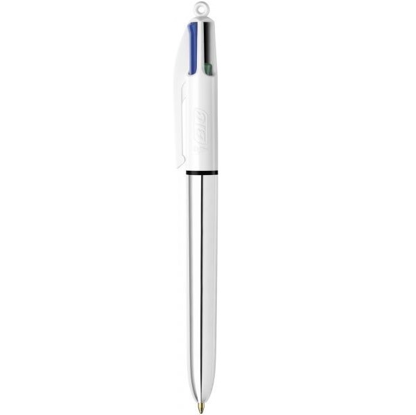 Ручка шариковая BIC 4 Colours Shine Silver 