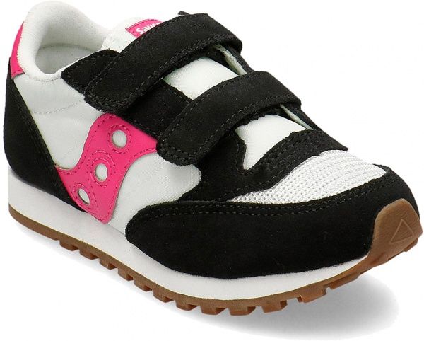 Кроссовки Saucony JAZZ ORIGINAL VINTAGE HL SK162475 р.US 3 черно-бело-розовый