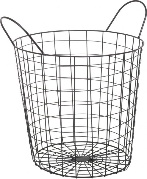 Кошик з ручками, металевий маленький 46,5x34,5x33 см