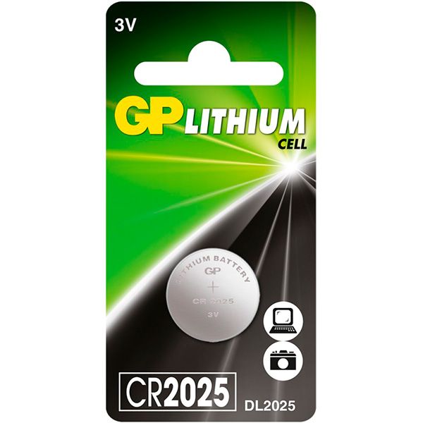 Батарейка GP CR2025-U1шт дисковая Lithium