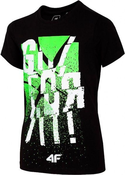 Футболка 4F HJL21-JTSM004A-20S р.122 черный
