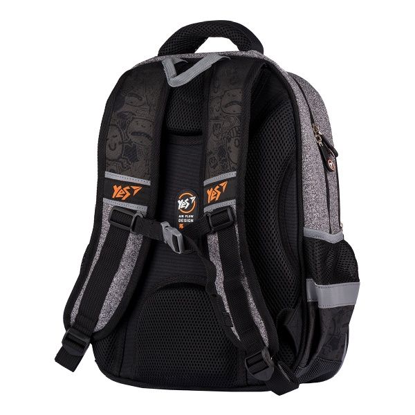 Рюкзак YES S-72 Freak черный/серый