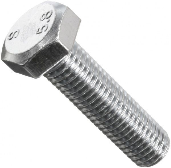 Болт метрический DIN 933 12x45 мм 2 кг клас прочности 5,8 Expert Fix