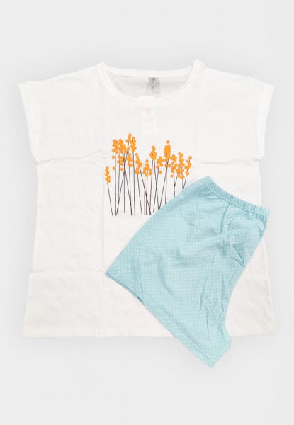 Комплект домашний Роза р. XS ментоловый