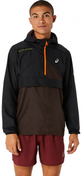 Анорак Asics FUJITRAIL ANORAK 2011C382-600 р.2XL чорний