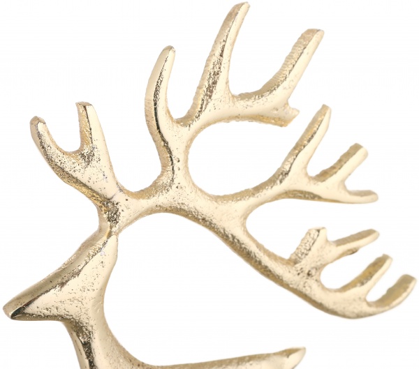 Статуэтка олень золотой малый 17x12x4 16091 A