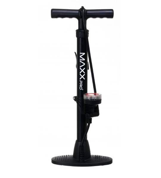 Насос для велосипеда MaxxPro з манометром 38x480 мм чорний ZF-809C