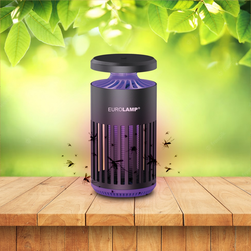 Лампа для знищення комах Eurolamp MK-4W(LED/F)